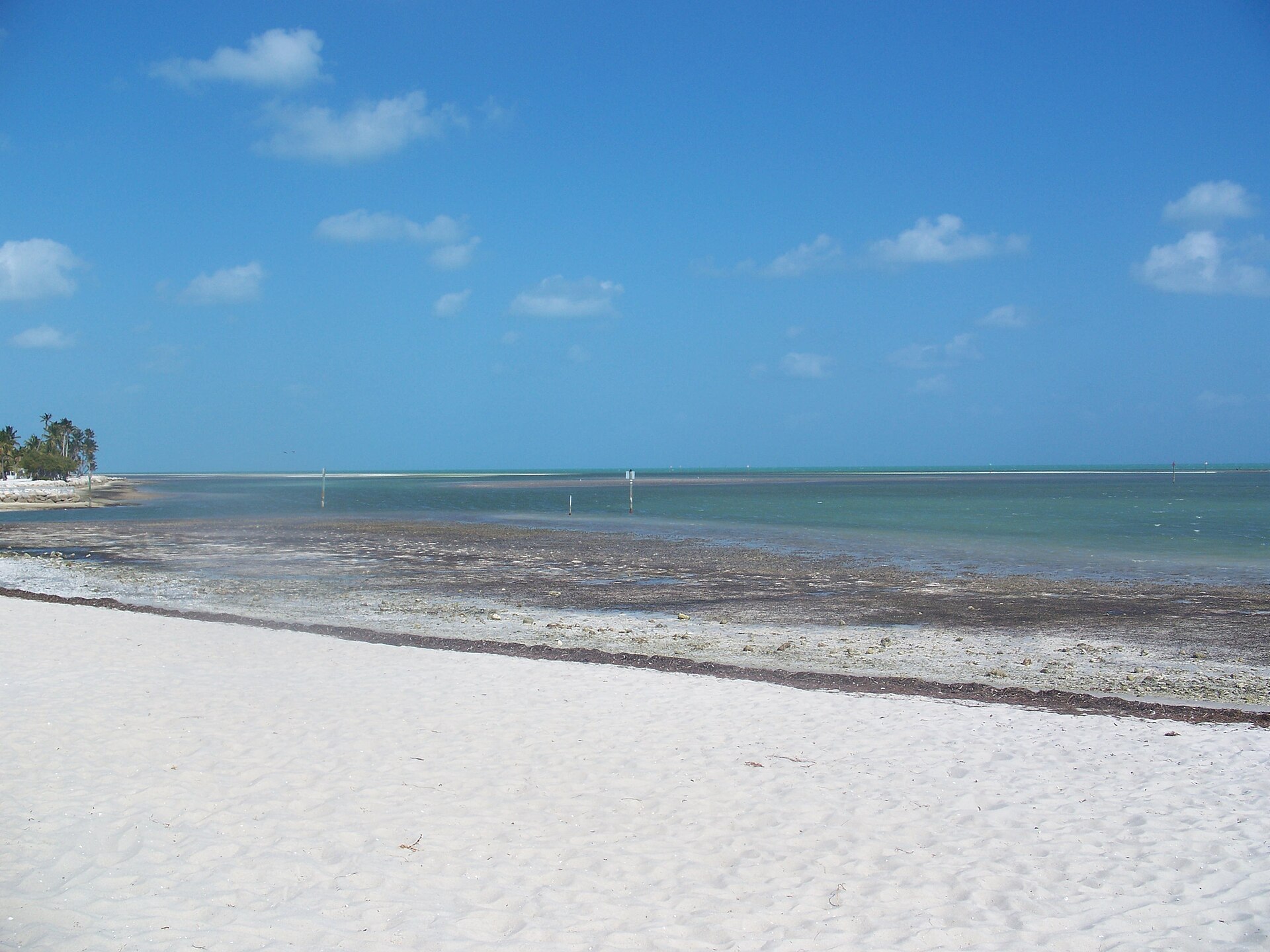 Shallow turquoise water